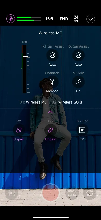 Audio controls